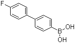 structure of CAS# 140369-67-1, 4-(4-Fluorophenyl)phenylboronic acid