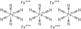 普鲁士兰分子结构 (CAS 14038-43-8)