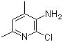 2-Chloro-4,6-dimethyl-3-pyridinylamine molecular structure (CAS 140413-40-7)