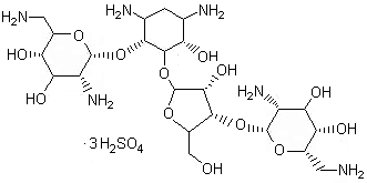硫酸新霉素分子结构 (CAS 1405-10-3)