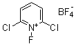 2,6-Dichloro-1-fluoropyridinium tetrafluoroborate molecular structure (CAS 140623-89-8)