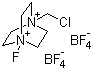 1-Chloromethyl-4-fluoro-1,4-diazoniabicyclo[2.2.2]octane bis(tetrafluoroborate) molecular structure (CAS 140681-55-6)