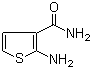 2-Aminothiophene-3-carboxamide molecular structure (CAS 14080-51-4)