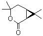 (1S-顺式)-4,4,7,7-四甲基-3-氧杂双环[4.1.0]庚烷-2-酮分子结构 (CAS 14087-71-9)
