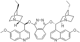 结构式 CAS# 140924-50-1, 氢化奎宁 1,4-(2,3-二氮杂萘)二醚