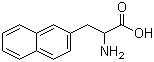 structure of CAS# 14108-60-2, DL-3-(2-Naphthyl)alanine;(+/-)-alpha-Amino-2-naphthalenepropanoic acid; DL-alpha-amino-2-naphthalenepropionic acid; 2-Naphthalenealanine; 2-Naphthylalanine; DL-3-(2-Naphthyl)alanine