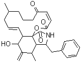 Cytochalasin A molecular structure (CAS 14110-64-6)