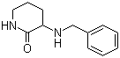 3-[(Phenylmethyl)amino]-2-piperidinone molecular structure (CAS 141136-42-7)