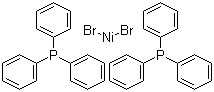 Dibromobis(triphenylphosphine)nickel(II) molecular structure (CAS 14126-37-5)