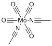 Bis(acetonitrile)tetracarbonylmolybdenum(0) molecular structure (CAS 14126-87-5)