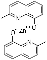 结构式 CAS# 14128-73-5, 二(2-甲基-8-羟基喹啉)锌