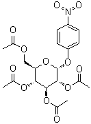 p-Nitrophenyl 2,3,4,6-tetra-O-acetyl-alpha-D-glucopyranoside molecular structure (CAS 14131-42-1)