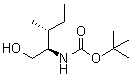 [R-(R*,R*)]-[1-(Hydroxymethyl)-2-methylbutyl]carbamic acid 1,1-dimethylethyl ester molecular structure (CAS 141321-53-1)
