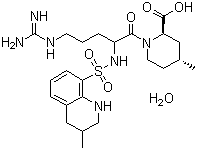 Argatroban molecular structure (CAS 141396-28-3)