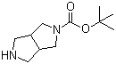 2-Boc-hexahydropyrrolo[3,4-c]pyrrole molecular structure (CAS 141449-85-6)