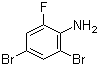 结构式 CAS# 141474-37-5, 2,4-二溴-6-氟苯胺