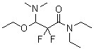 3-(Dimethylamino)-3-ethoxy-N,N-diethyl-2,2-difluoropropanamide molecular structure (CAS 141547-00-4)
