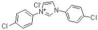 1,3-Bis(4-chlorophenyl)-1H-imidazolium chloride molecular structure (CAS 141556-46-9)