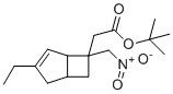 Tert-butyl[3-ethyl-6-(nitromethyl)bicyclo[3.2.0]hept-3-en-6-yl]acetate molecular structure (CAS 1415817-42-3)