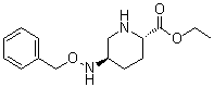 (2S,5R)-Ethyl 5-((benzyloxy)amino)piperidine-2-carboxylate molecular structure (CAS 1416134-47-8)
