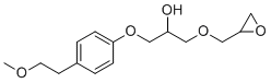 structure of CAS# 1416440-64-6, Metoprolol Impurity 27;1-(4-(2-Methoxyethyl)phenoxy)-3-(oxiran-2-ylmethoxy)propan-2-OL