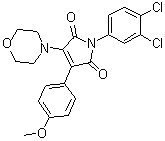 1-(3,4-Dichlorophenyl)-3-(4-methoxyphenyl)-4-(4-morpholinyl)-1H-pyrrole-2,5-dione molecular structure (CAS 1417162-36-7)