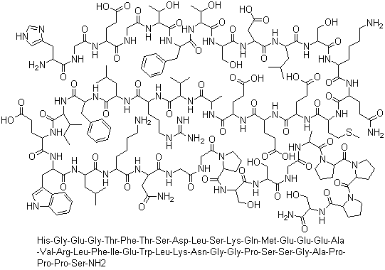 Exendin-4 molecular structure (CAS 141758-74-9)