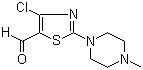 structure of CAS# 141764-88-7, 4-Chloro-2-(1-methyl-4-piperazinyl)-5-thiazolecarboxaldehyde