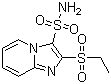2-乙磺酰基咪唑并[1,2-a]吡啶-3-磺酰胺分子结构 (CAS 141776-47-8)