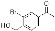 结构式 CAS# 1418144-62-3, 1-[3-溴-4-(羟基甲基)苯基]乙酮