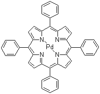 5,10,15,20-Tetraphenyl-21H,23H-porphine palladium(II) molecular structure (CAS 14187-13-4)