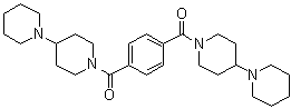 1,1'-(1,4-Phenylene)bis[1-[1,4'-bipiperidin]-1'-ylmethanone] molecular structure (CAS 1418741-86-2)