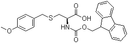 N-Fmoc-S-(4-methoxybenzyl)-L-cysteine molecular structure (CAS 141892-41-3)