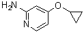 4-(Cyclopropyloxy)-2-pyridinamine molecular structure (CAS 1419223-87-2)
