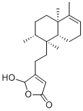 16-Hydroxycleroda-3,13-dien-15,16-olide molecular structure (CAS 141979-19-3)