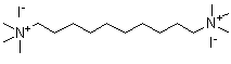 structure of CAS# 1420-40-2, Eulissin A;Decamethionium iodide; Decamethonium diiodide; Decamethonium iodide; Decamethylenebis(trimethylammonium) diiodide; Eulissin A; Eulixine; Procuran