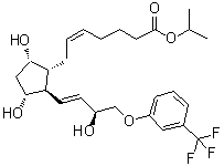 15beta-Travoprost molecular structure (CAS 1420791-14-5)