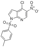 4-chloro-5-nitro-1-tosyl-1H-pyrrolo[2,3-b]pyridine molecular structure (CAS 1421338-17-1)