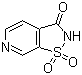 Isothiazolo[5,4-c]pyridin-3(2H)-one 1,1-dioxide molecular structure (CAS 142141-07-9)