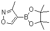 结构式 CAS# 1421846-79-8, 3-甲基异恶唑-4-硼酸频哪醇酯