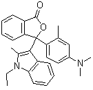 3-(邻甲基-对二甲基氨基苯基)-3-(1'-乙基-2'-甲基吲哚-3'-基)苯酞分子结构 (CAS 142199-90-4)