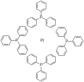 Tetrakis(triphenylphosphine)platinum molecular structure (CAS 14221-02-4)