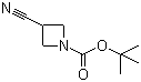 1-Boc-3-Cyanoazetidine molecular structure (CAS 142253-54-1)