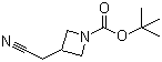 3-(Cyanomethyl)-1-azetidinecarboxylic acid tert-butyl ester molecular structure (CAS 142253-58-5)