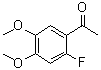 1-(2-氟-4,5-二甲氧基苯基)乙酮分子结构 (CAS 142265-69-8)