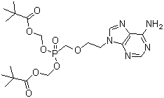 Adefovir dipivoxil molecular structure (CAS 142340-99-6)