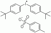 Bis(4-tert-butylphenyl)iodonium tosylate molecular structure (CAS 142342-33-4)