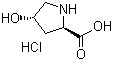 trans-4-Hydroxy-D-proline hydrochloride molecular structure (CAS 142347-81-7)
