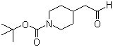 tert-Butyl 4-(2-oxoethyl)piperidine-1-carboxylate molecular structure (CAS 142374-19-4)