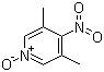 3,5-二甲基-4-硝基吡啶 1-氧化物分子结构 (CAS 14248-66-9)